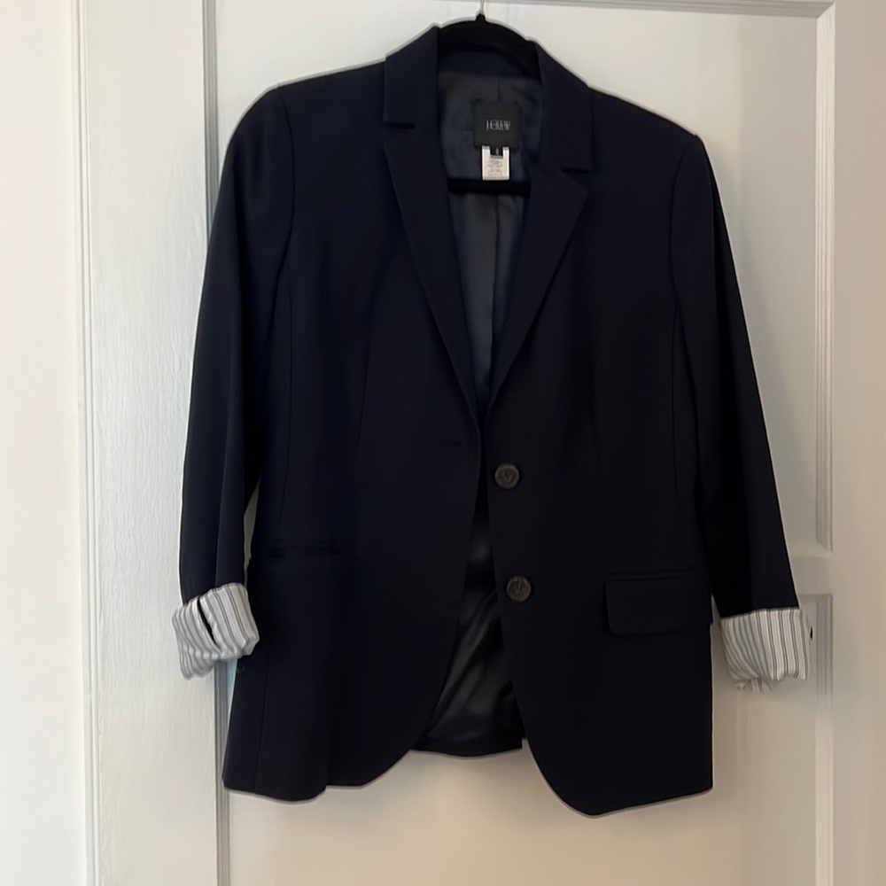 J Crew navy blazer